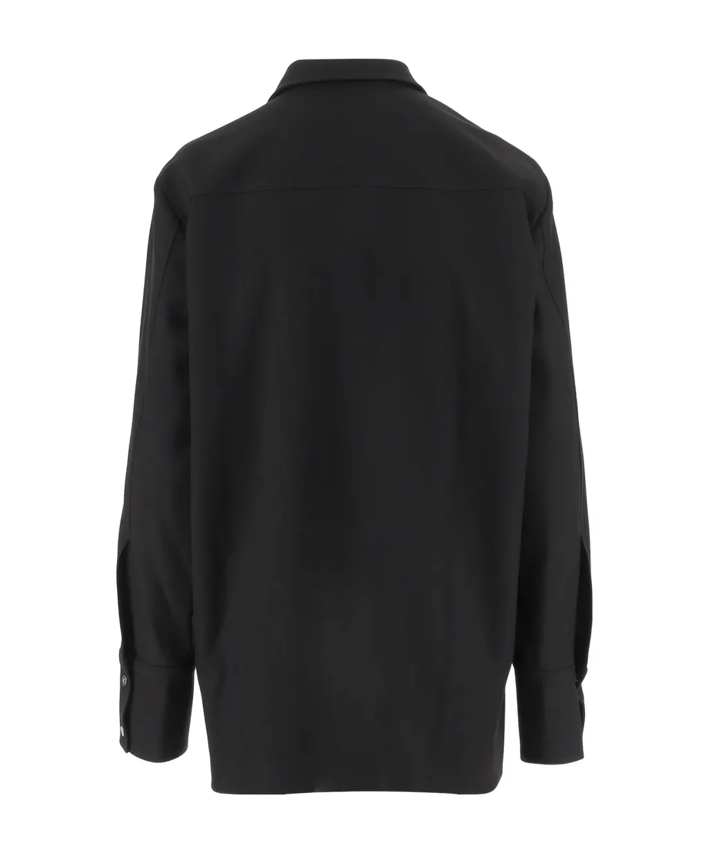 Double-Breasted Virgin-Wool Coat