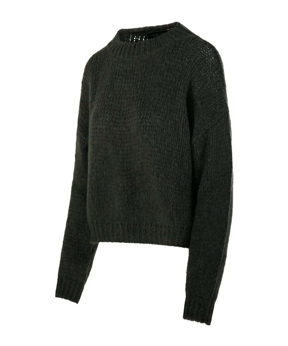 Textured Round-Neck Sweater