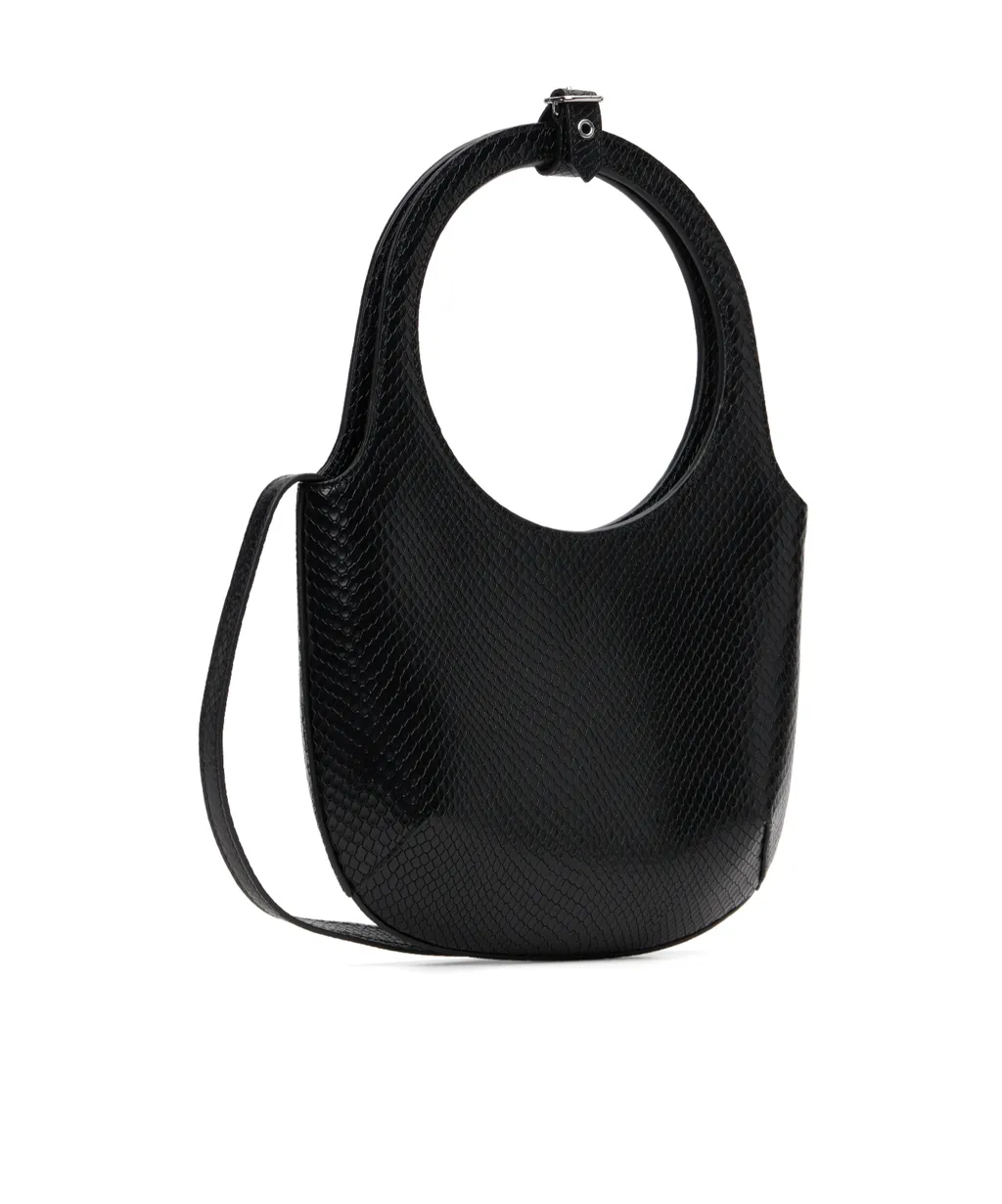 CourrÈGes Embossed Top Handle Handbag
