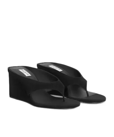 70Mm Tong Wedge Sandals