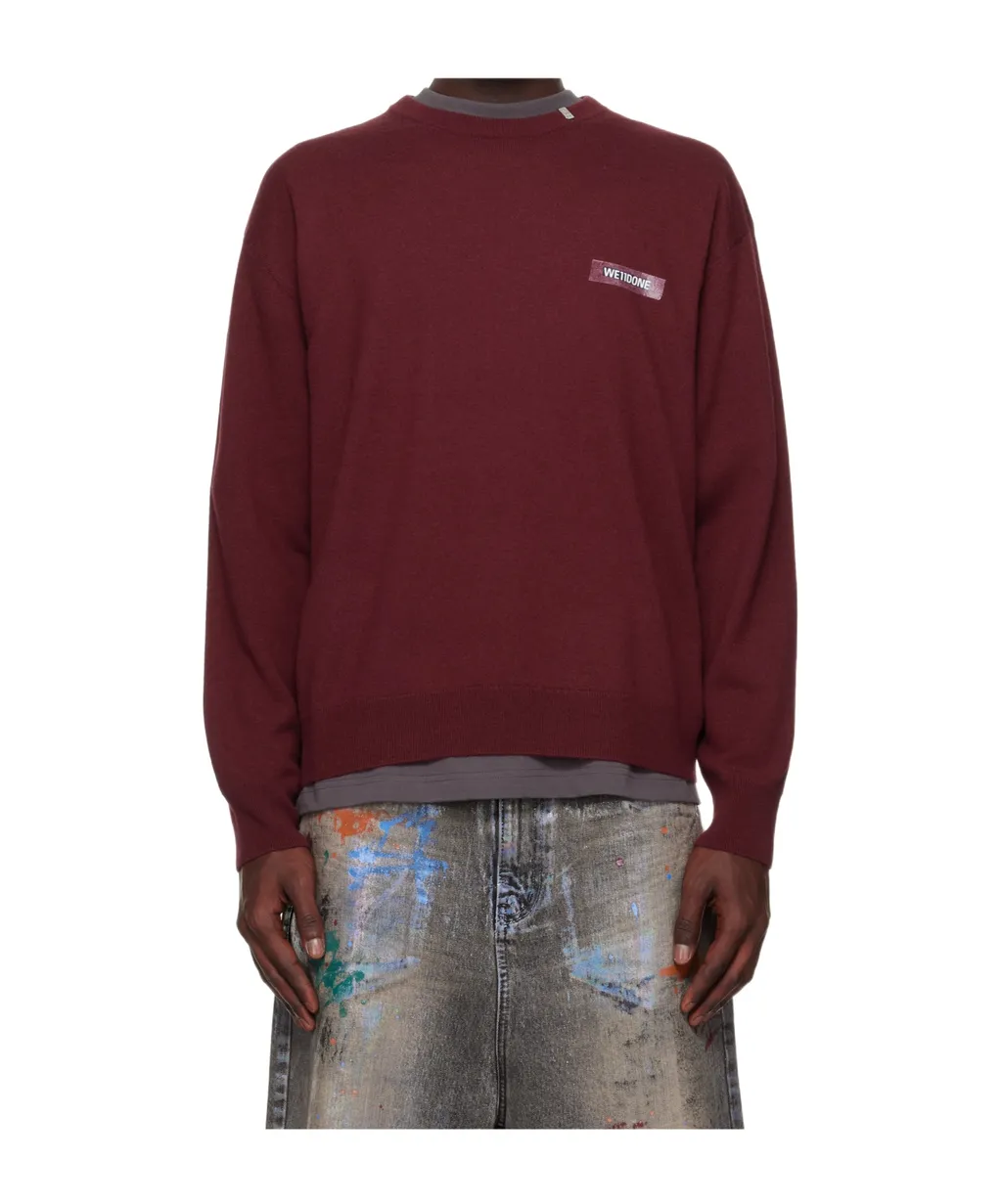 Logo Knit Pullover Sweater