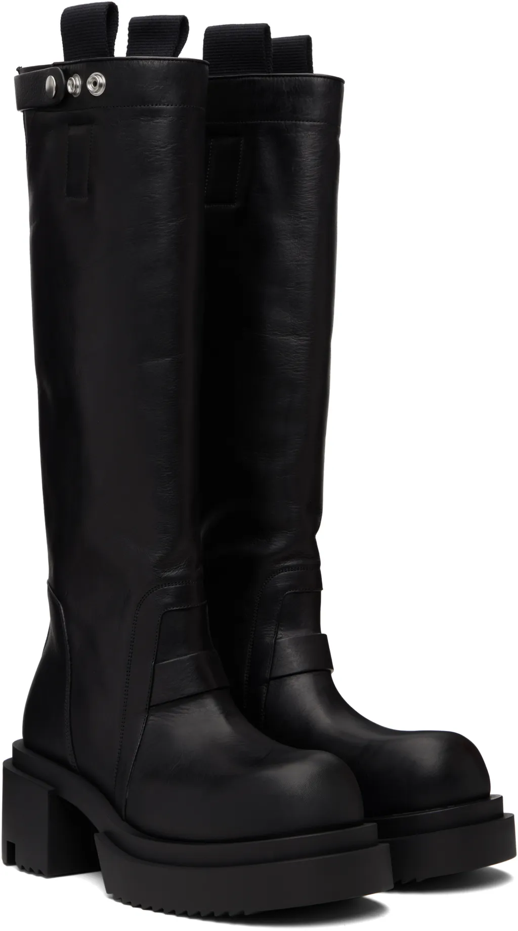 Black Concordians Pull On Mega Tractor Boots
