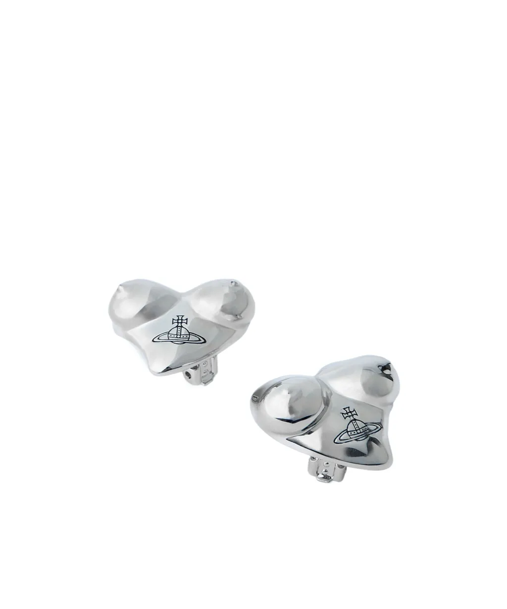 Vivienne Westwood Logo Engraved Earrings