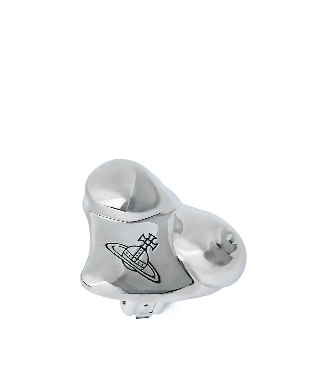 Vivienne Westwood Logo Engraved Earrings