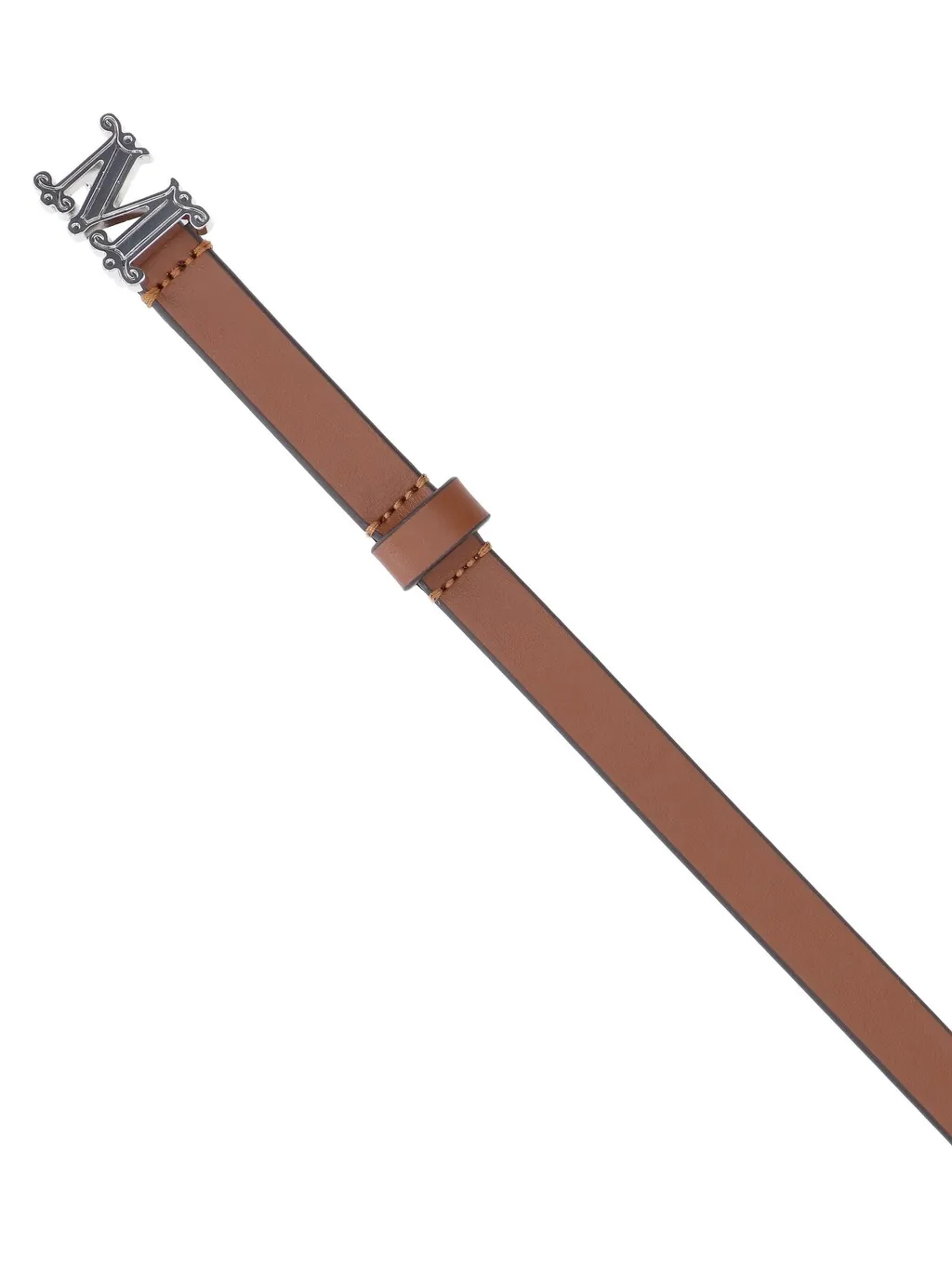 Max Mara Logo Plaque Buckled Belt