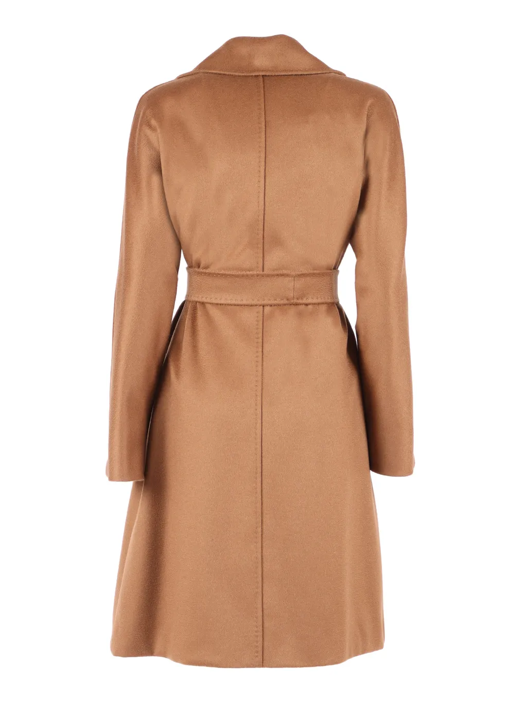 Belted Wool Single-Breasted Coat