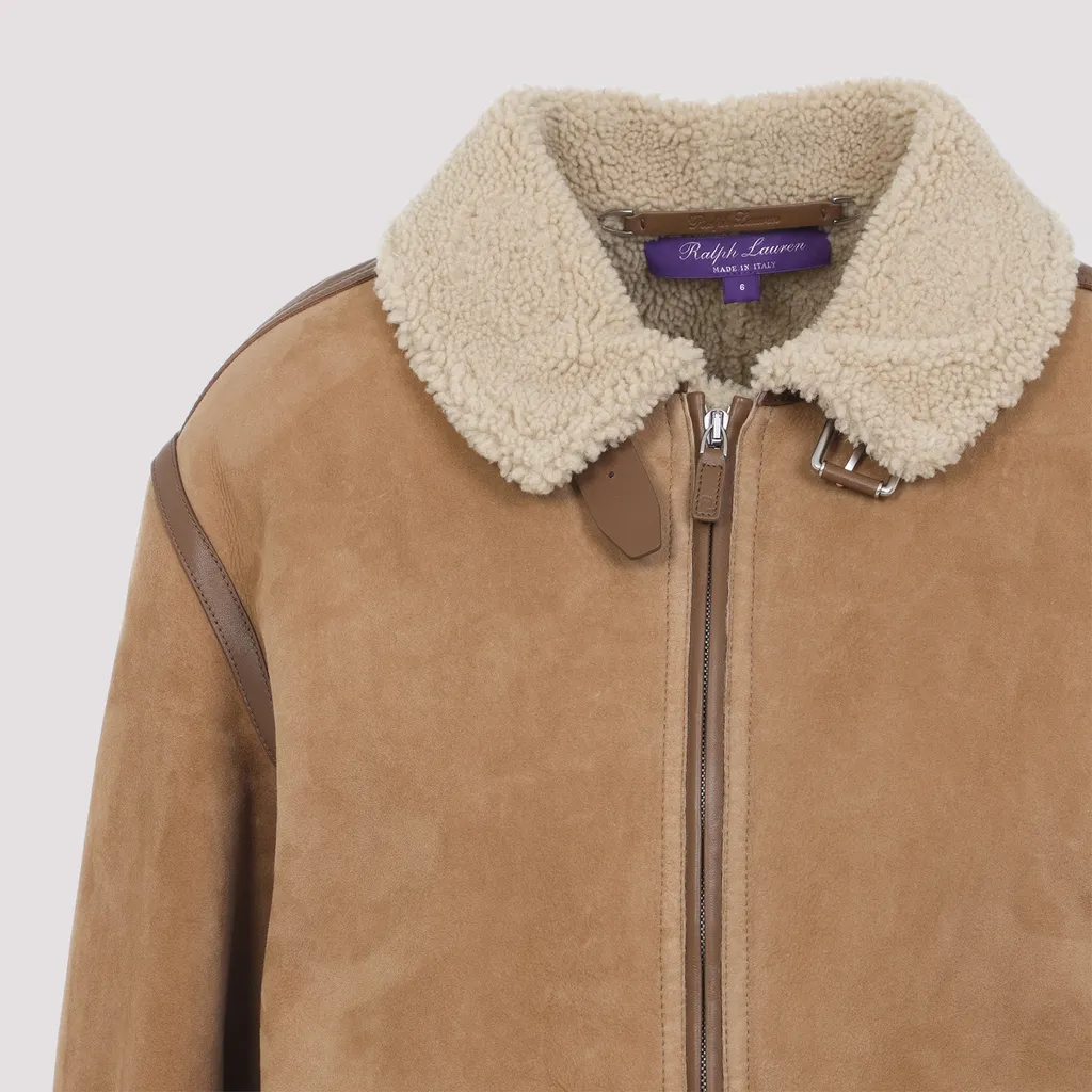 Ralph Lauren Collection Two Way Zipped Bomber Jacket
