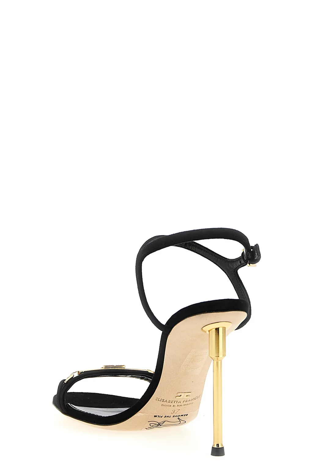Elisabetta Franchi Sculpted Heel Sandals