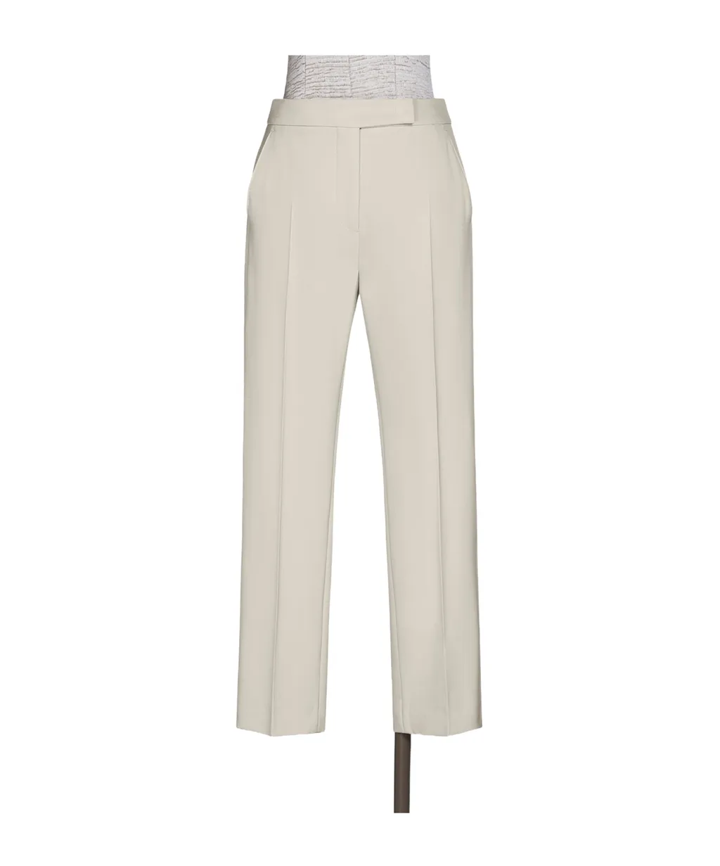 Max Mara Mid-Rise Straight Leg Trousers
