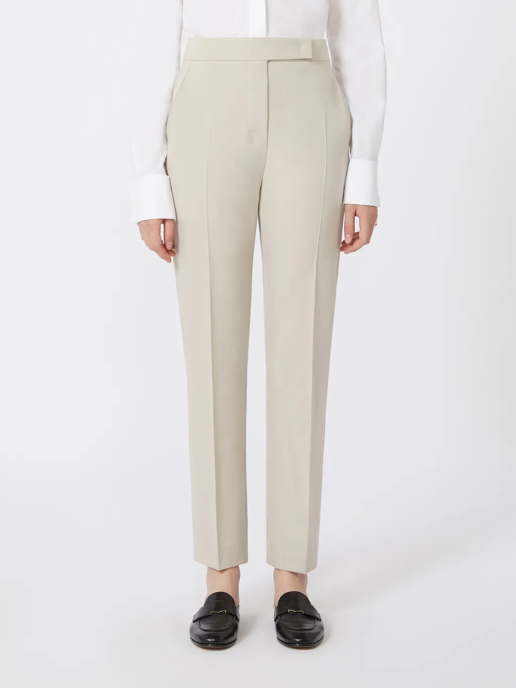 Max Mara Mid-Rise Straight Leg Trousers