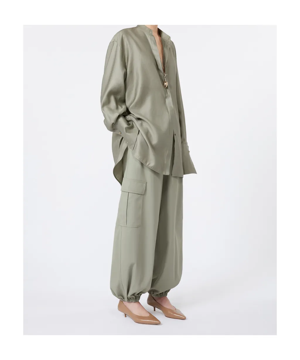 Max Mara Button Detailed Long-Sleeved Shirt