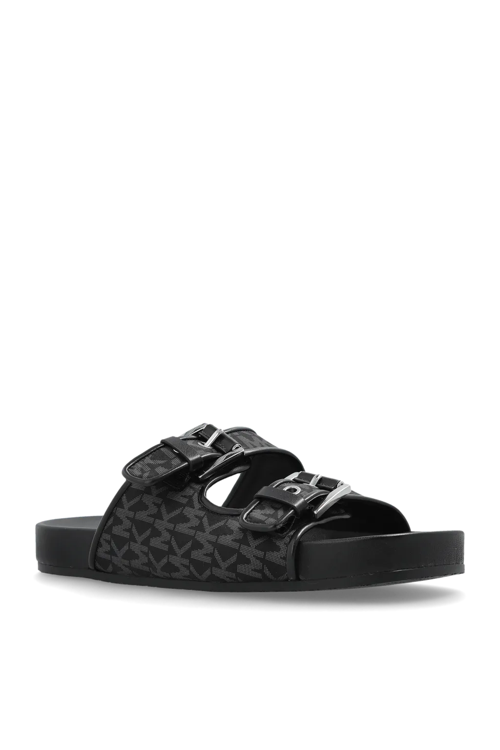 Michael Michael Kors Byers Signature Logo Slide Sandals