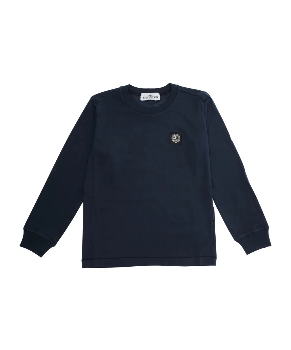 Stone Island Junior Compass-Patch Crewneck T-Shirt