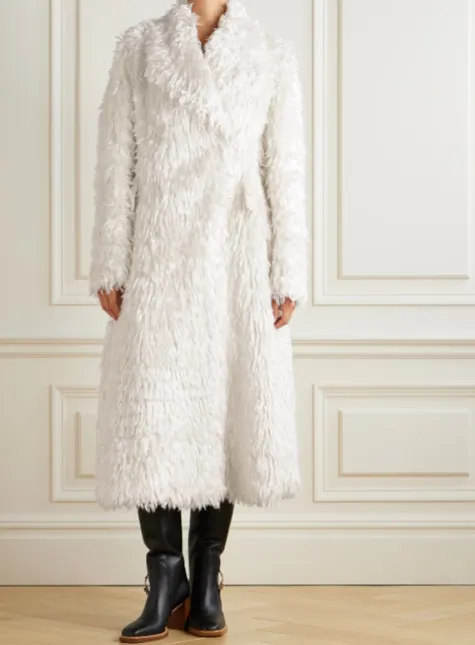 Long-Sleeved Collared Coat