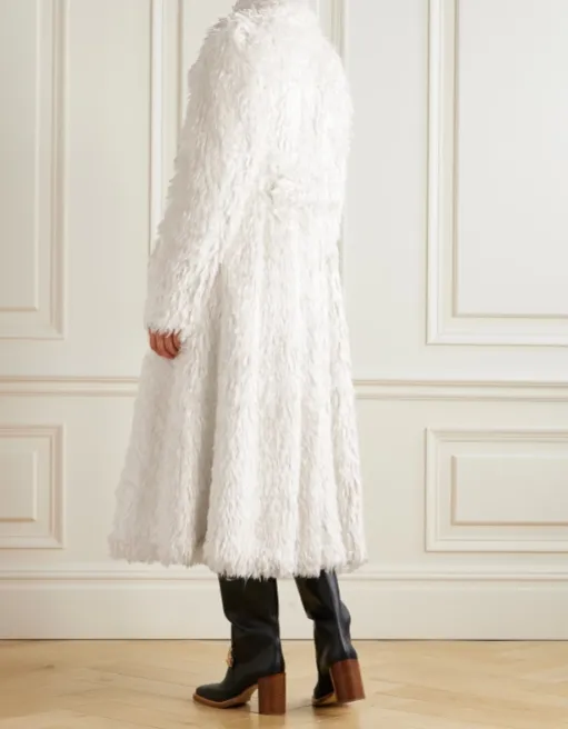 Long-Sleeved Collared Coat