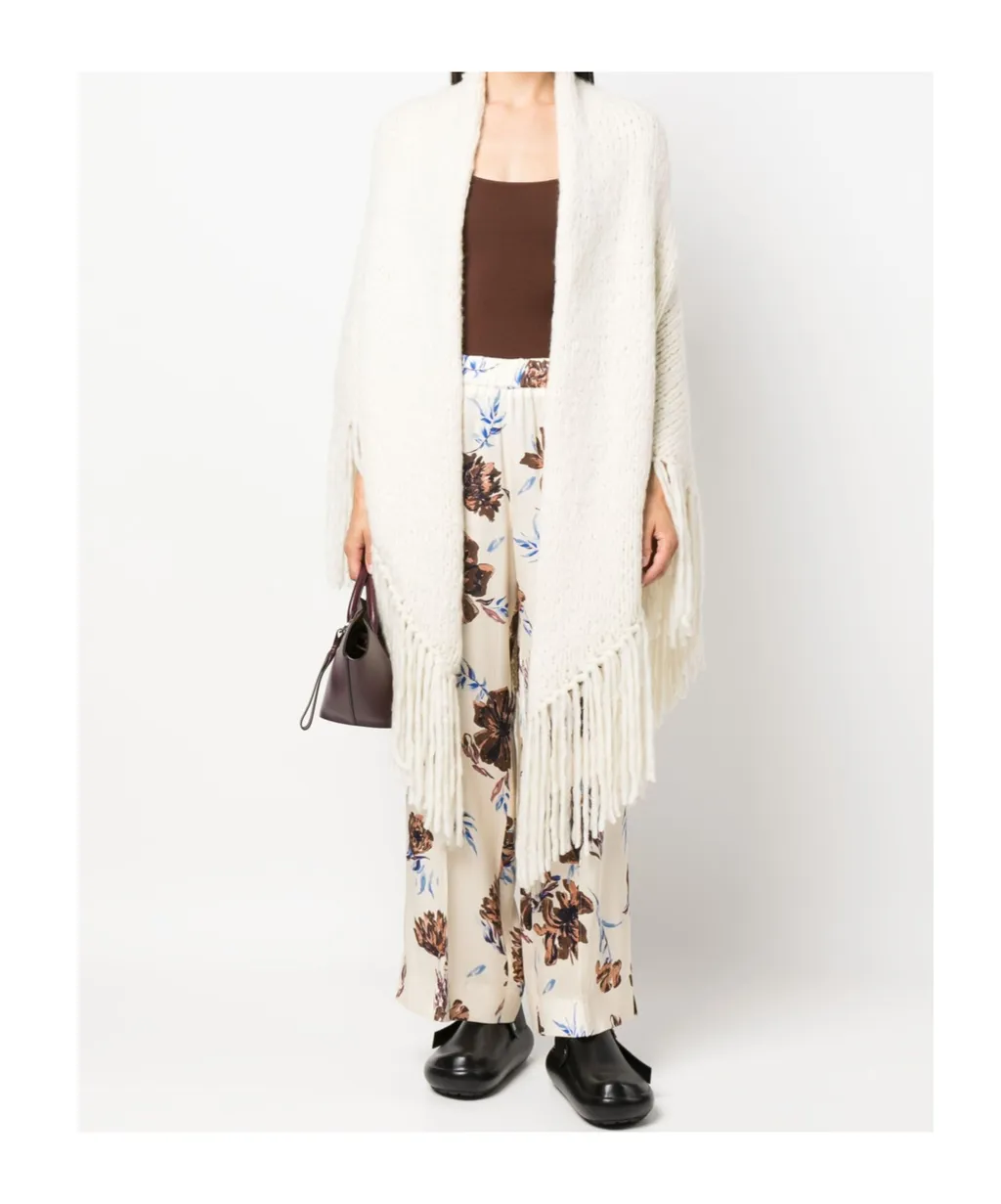 Lauren Fringed Cape