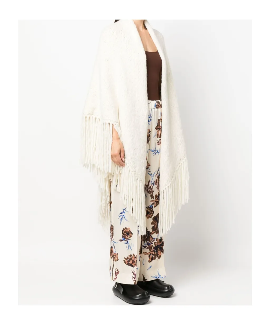Lauren Fringed Cape