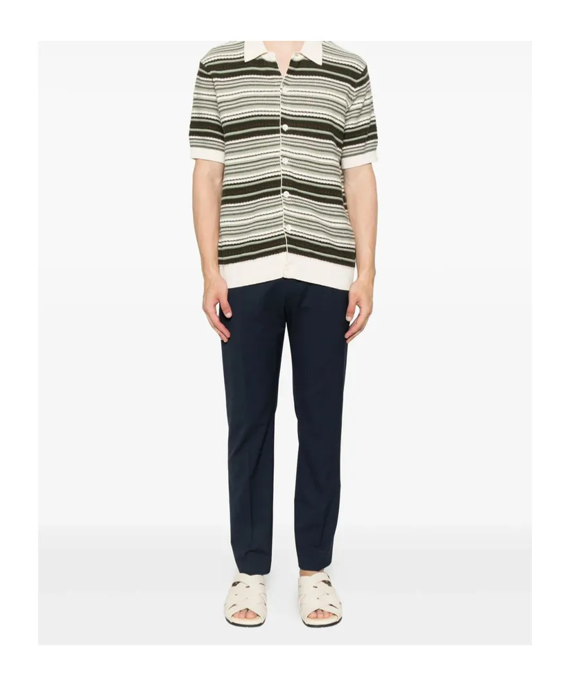 Straight-Leg Casual Pants