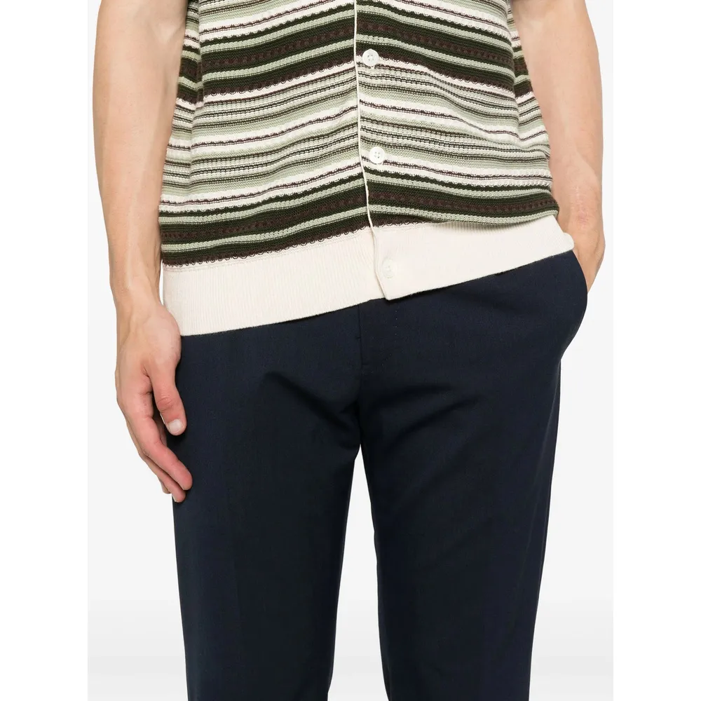 Straight-Leg Casual Pants