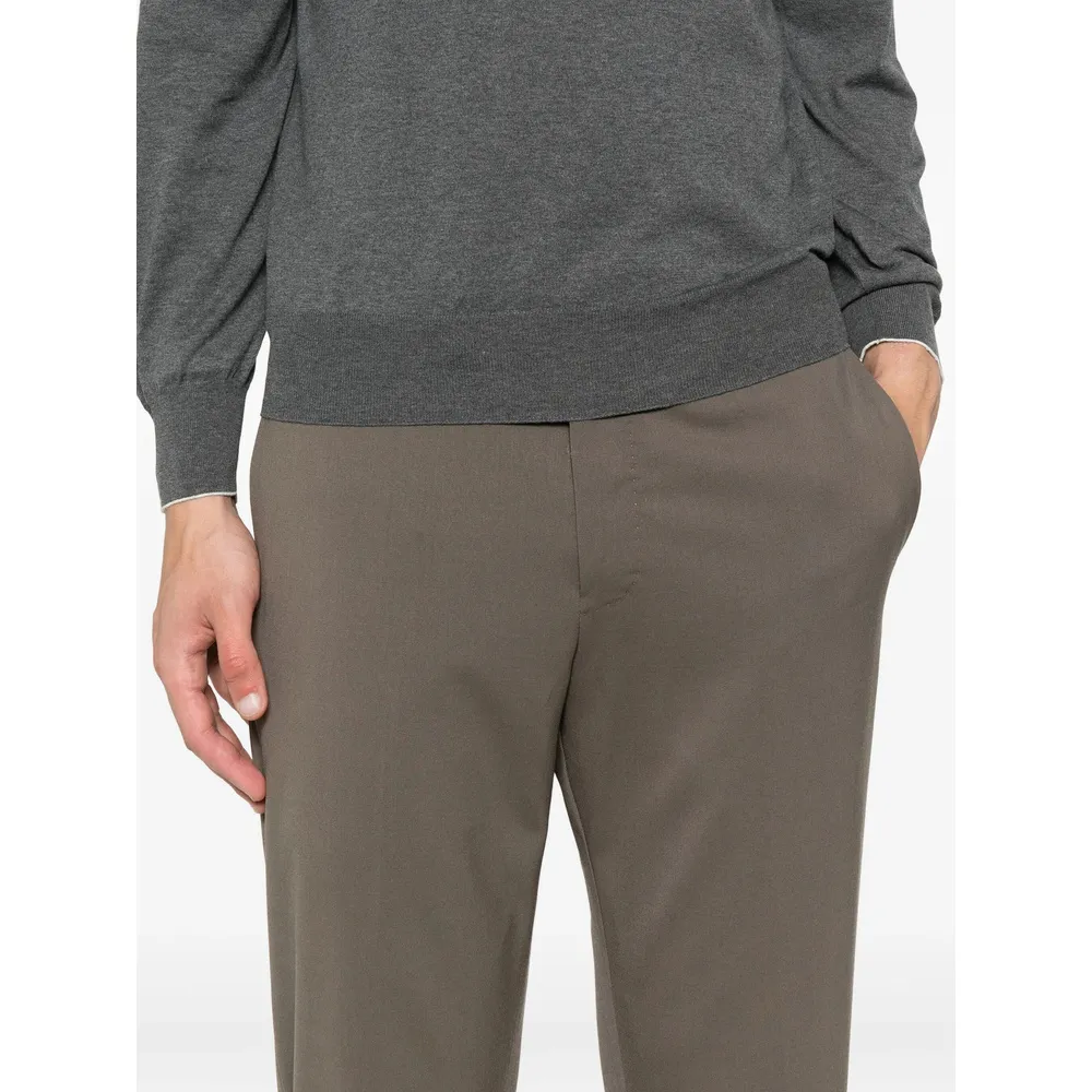 Casual Pants With Belt Loops