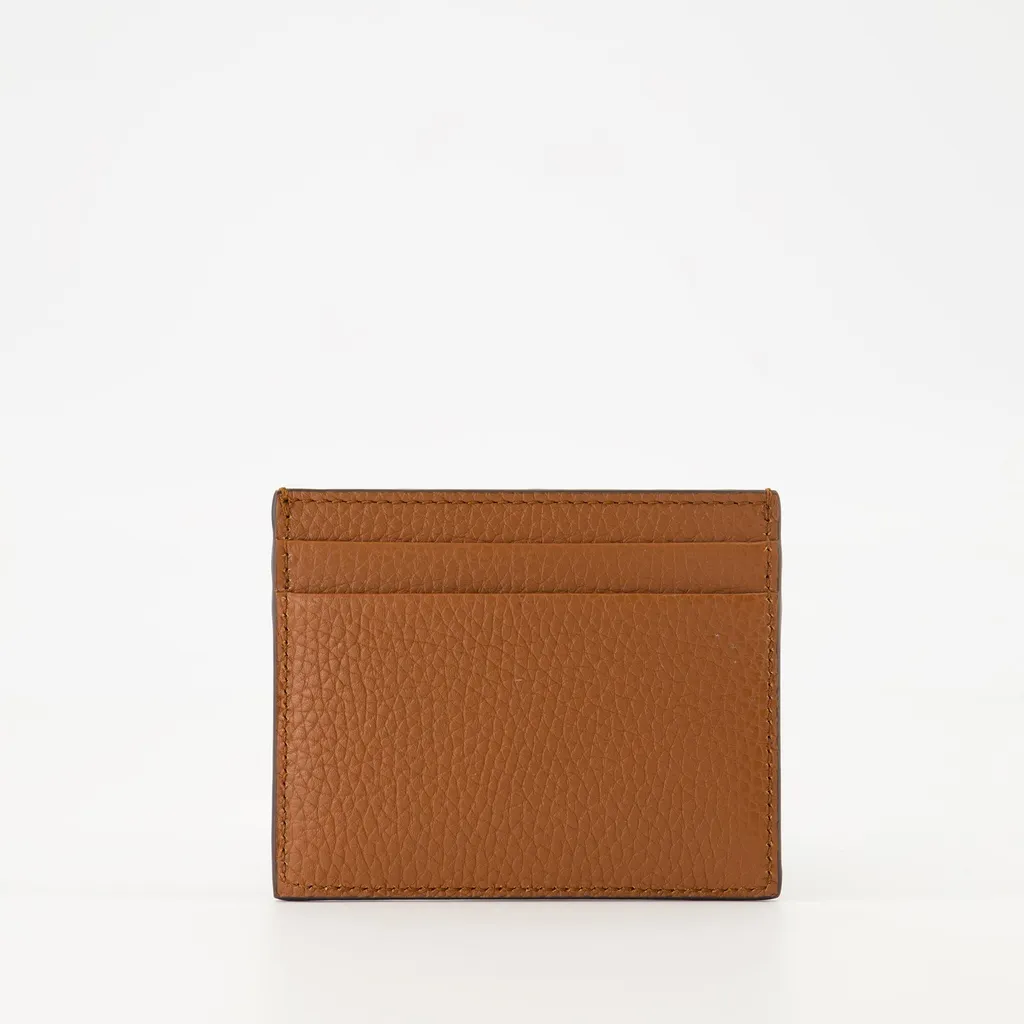Valentino Garavani Rockstud Logo Debossed Cardholder