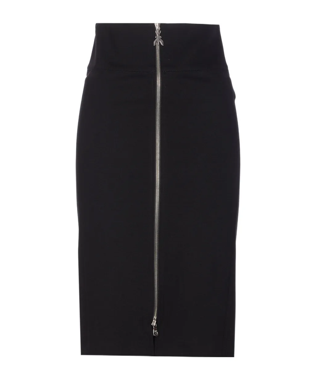 Patrizia Pepe Zip-Front Pencil Skirt