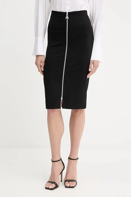 Patrizia Pepe Zip-Front Pencil Skirt