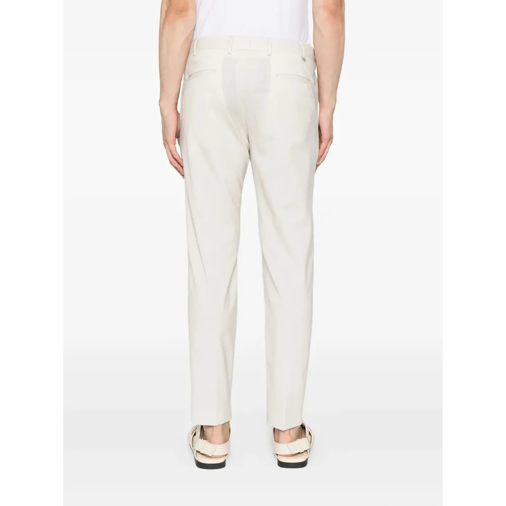 Pleated Zipper Casual Pants
