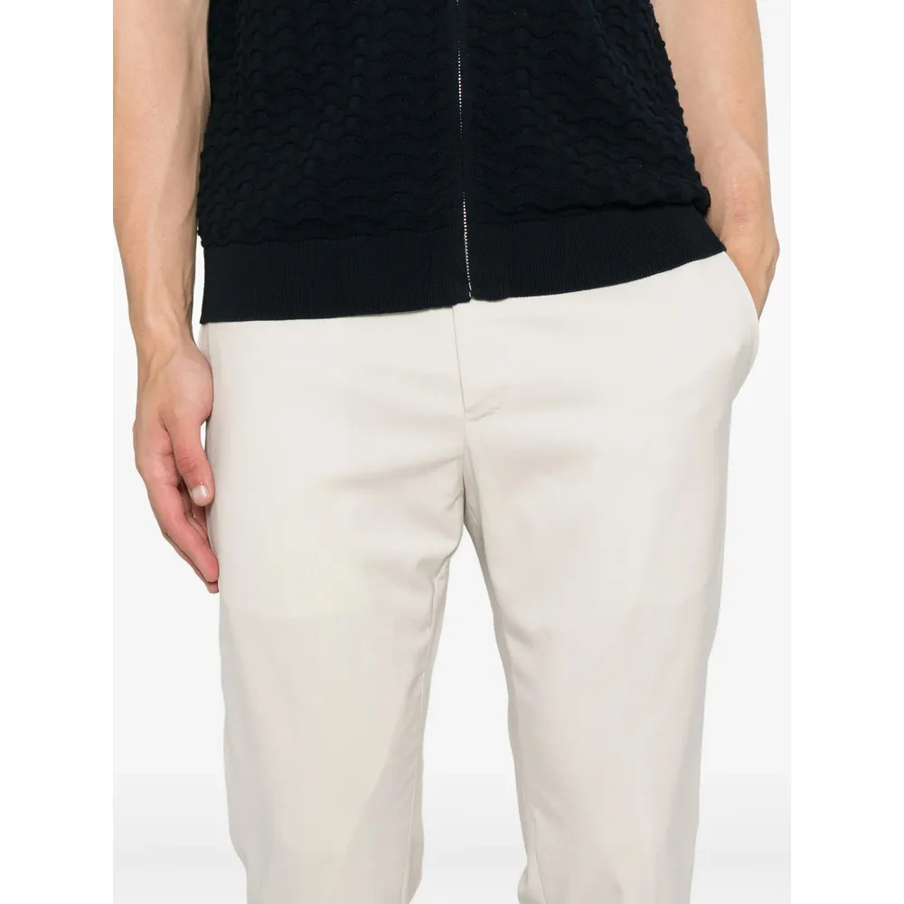 Pleated Zipper Casual Pants