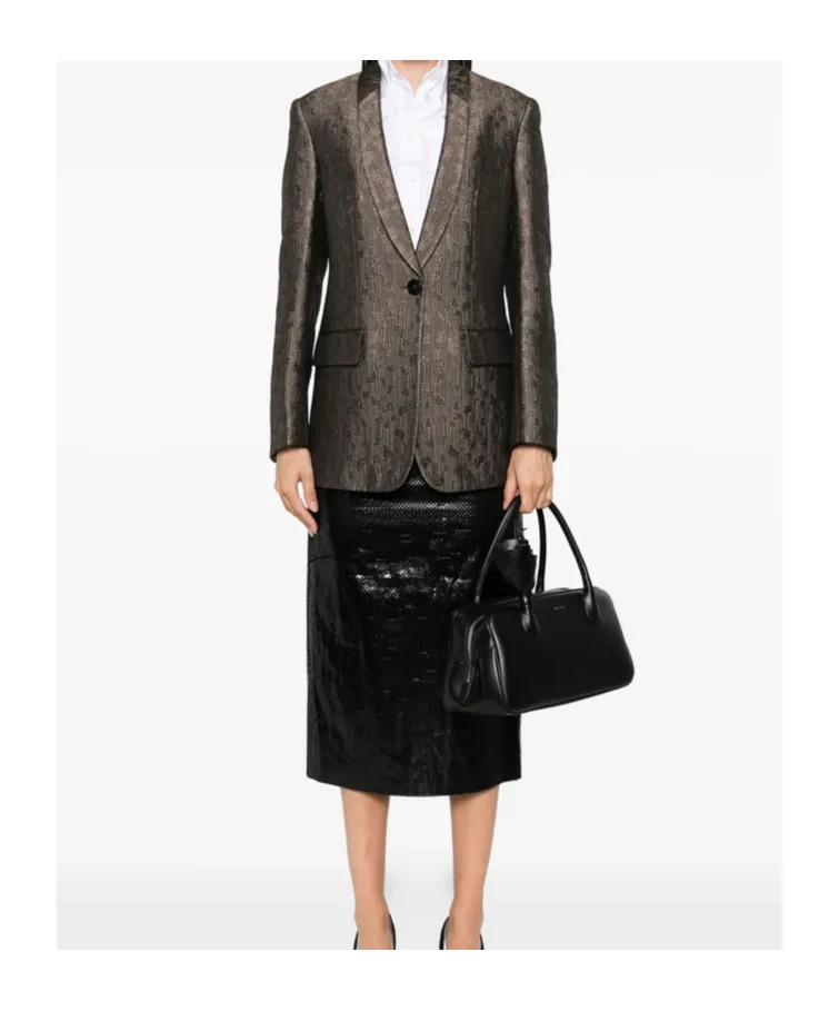 Long-Sleeved Suit Jacket