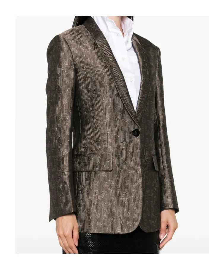 Long-Sleeved Suit Jacket
