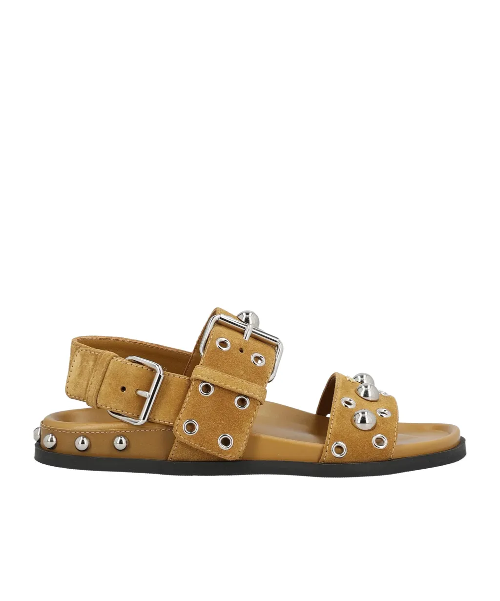 NellcÔTe Studded Buckle Sandals
