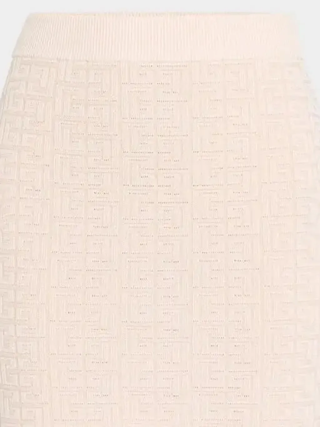 Monogram Knitted Mini Skirt