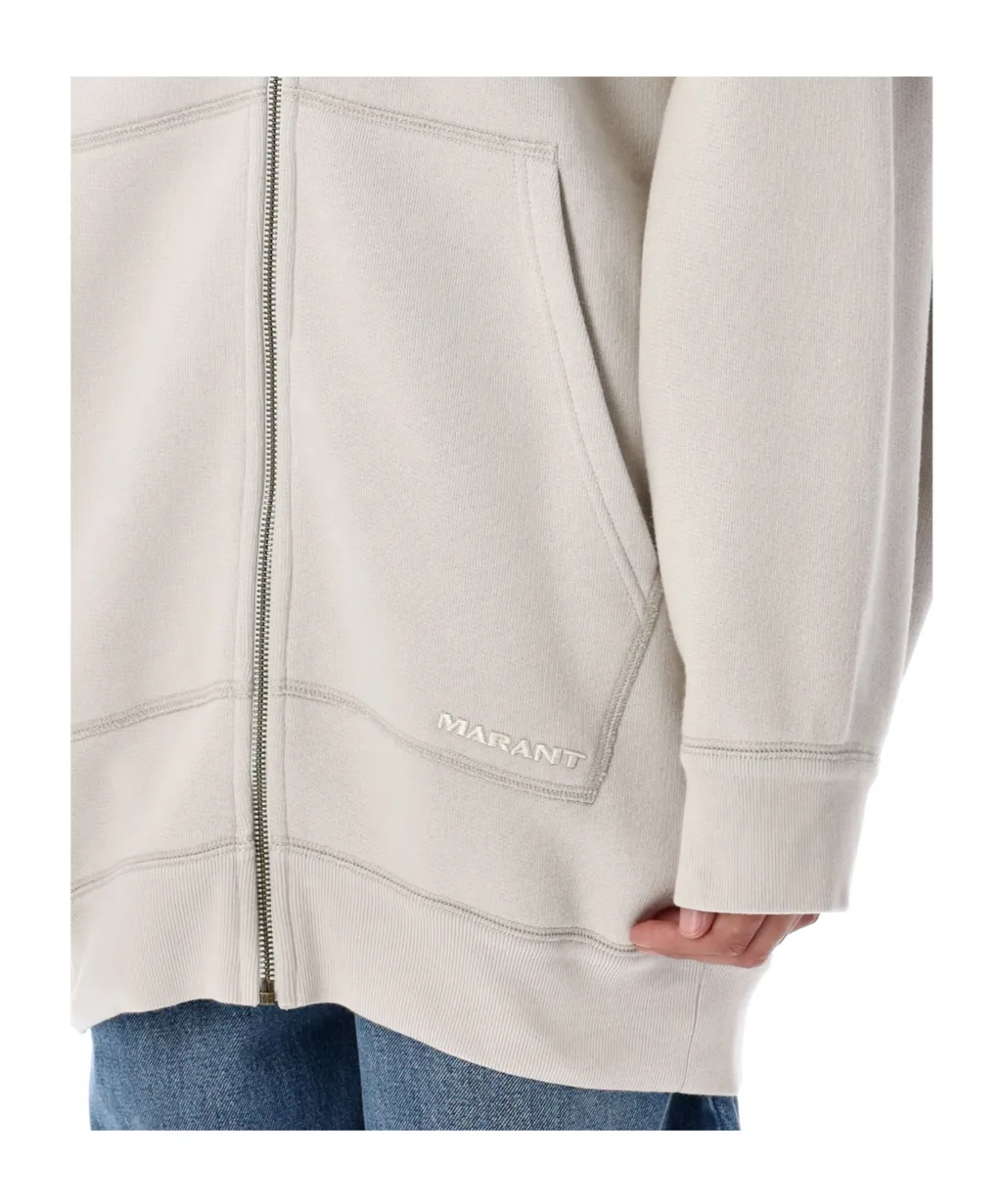 Zip-Up Hooded Sweatshirt