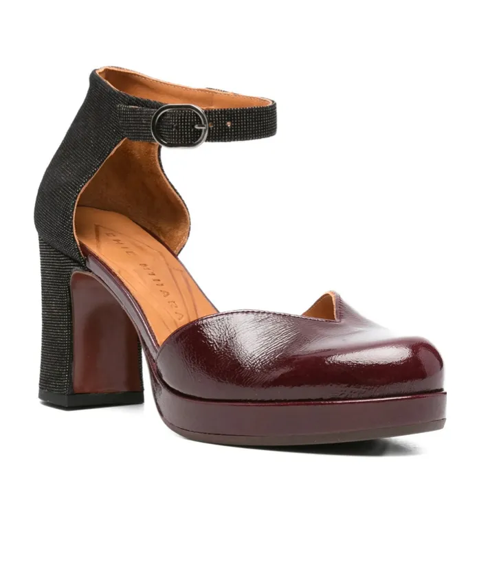 Buckle High-Heeled Sandals