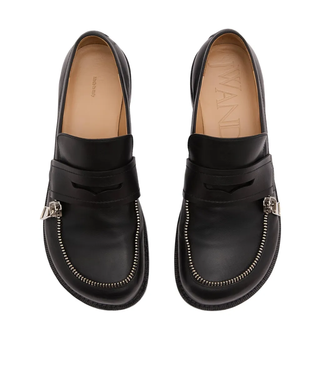 Leather Biker Moccasin