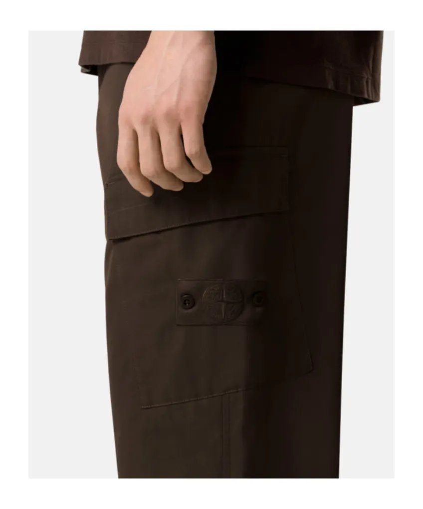 Stone Island Straight-Leg Cargo Pants