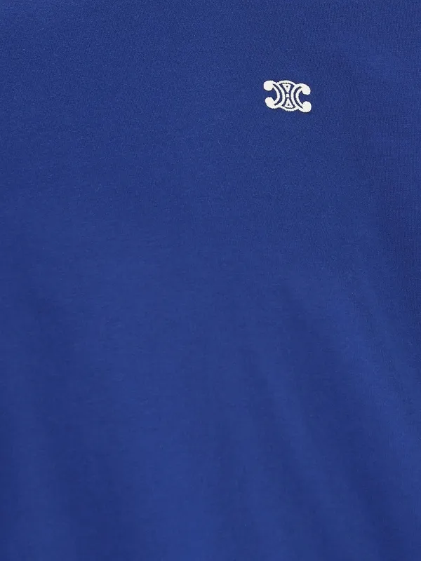 Triomphe Loose T-Shirt In Cotton Jersey