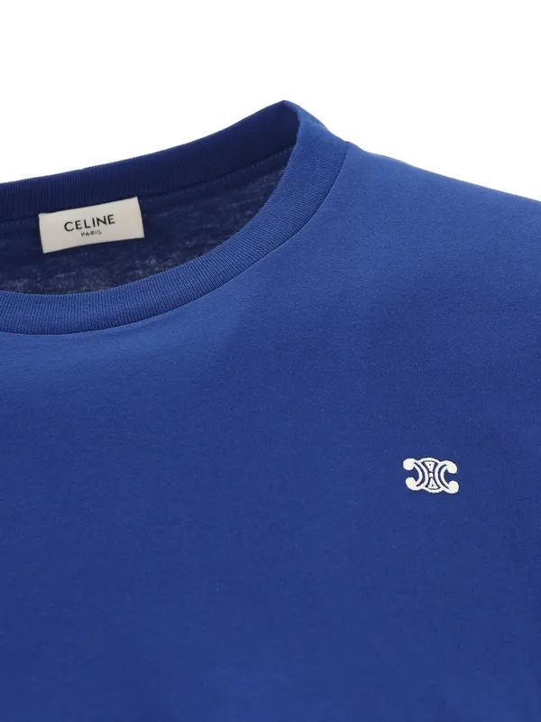 Triomphe Loose T-Shirt In Cotton Jersey