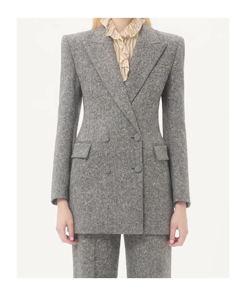 Long-Sleeved Suit Jacket