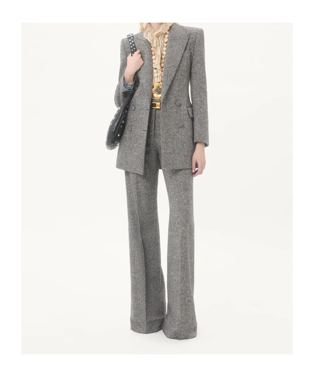 Long-Sleeved Suit Jacket