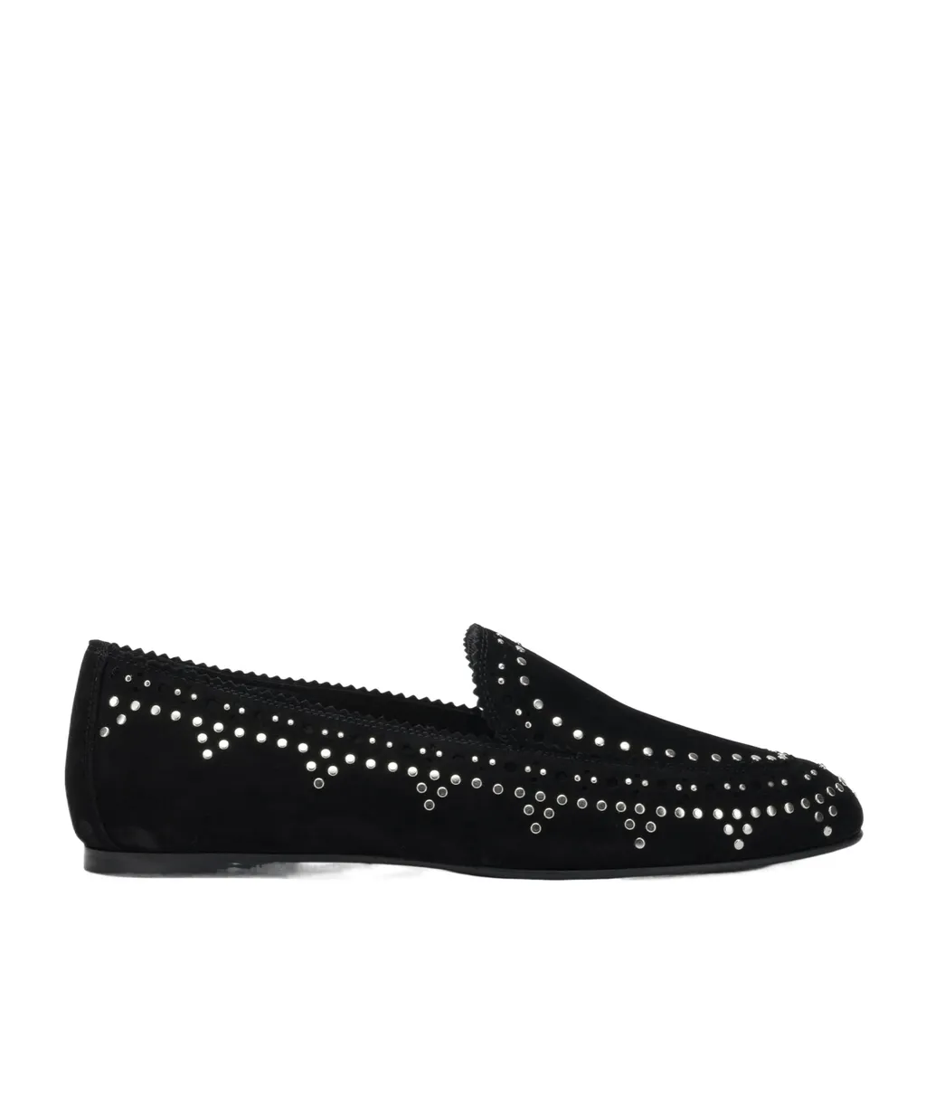 Aquazzura Stud Embellished Flat Shoes