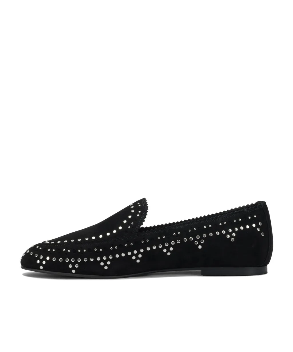Aquazzura Stud Embellished Flat Shoes