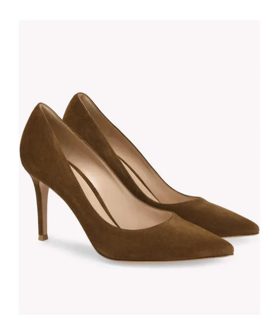 Pointed-Toe High-Heeled Sandals