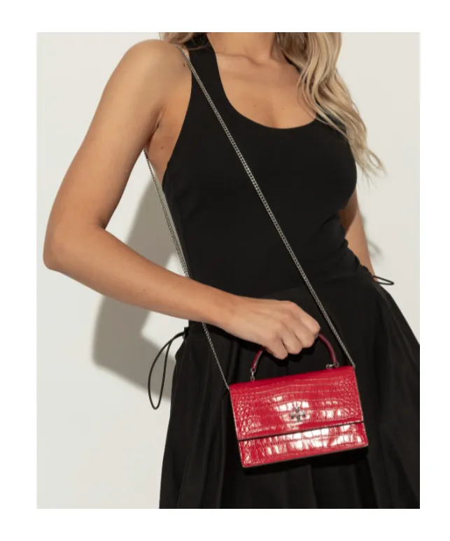 Mini Kira Embossed Handbag