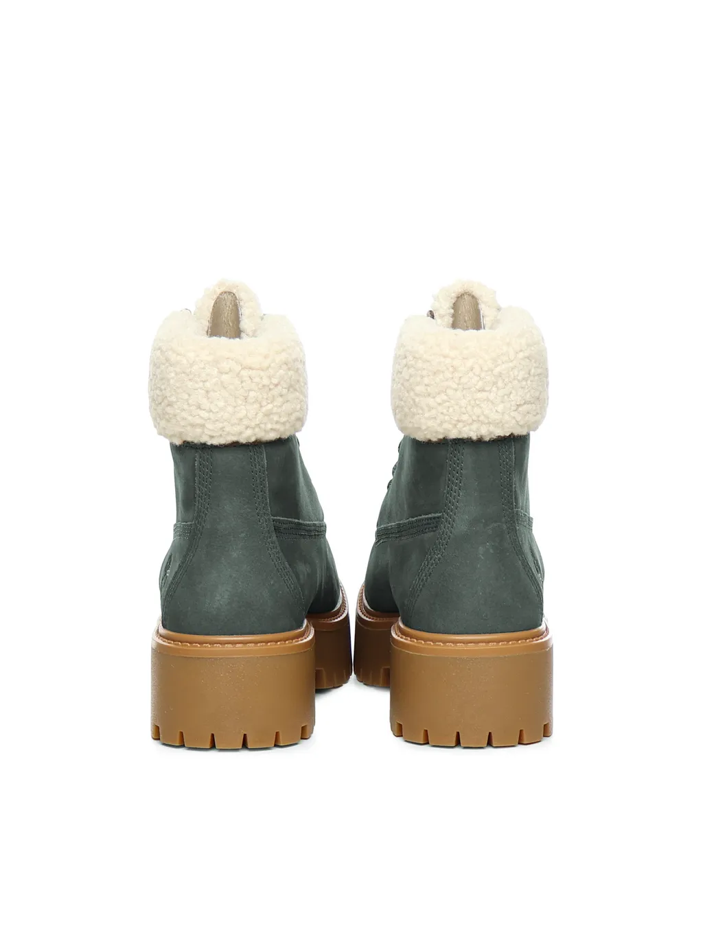Timberland Shearling-Lined Lace-Up Boots