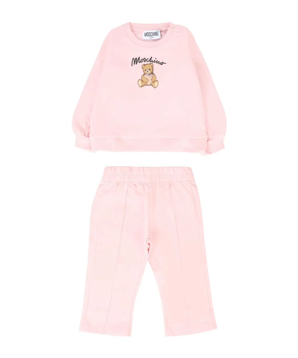Crew Neck Sweatshirt And Elastic Waist Pants