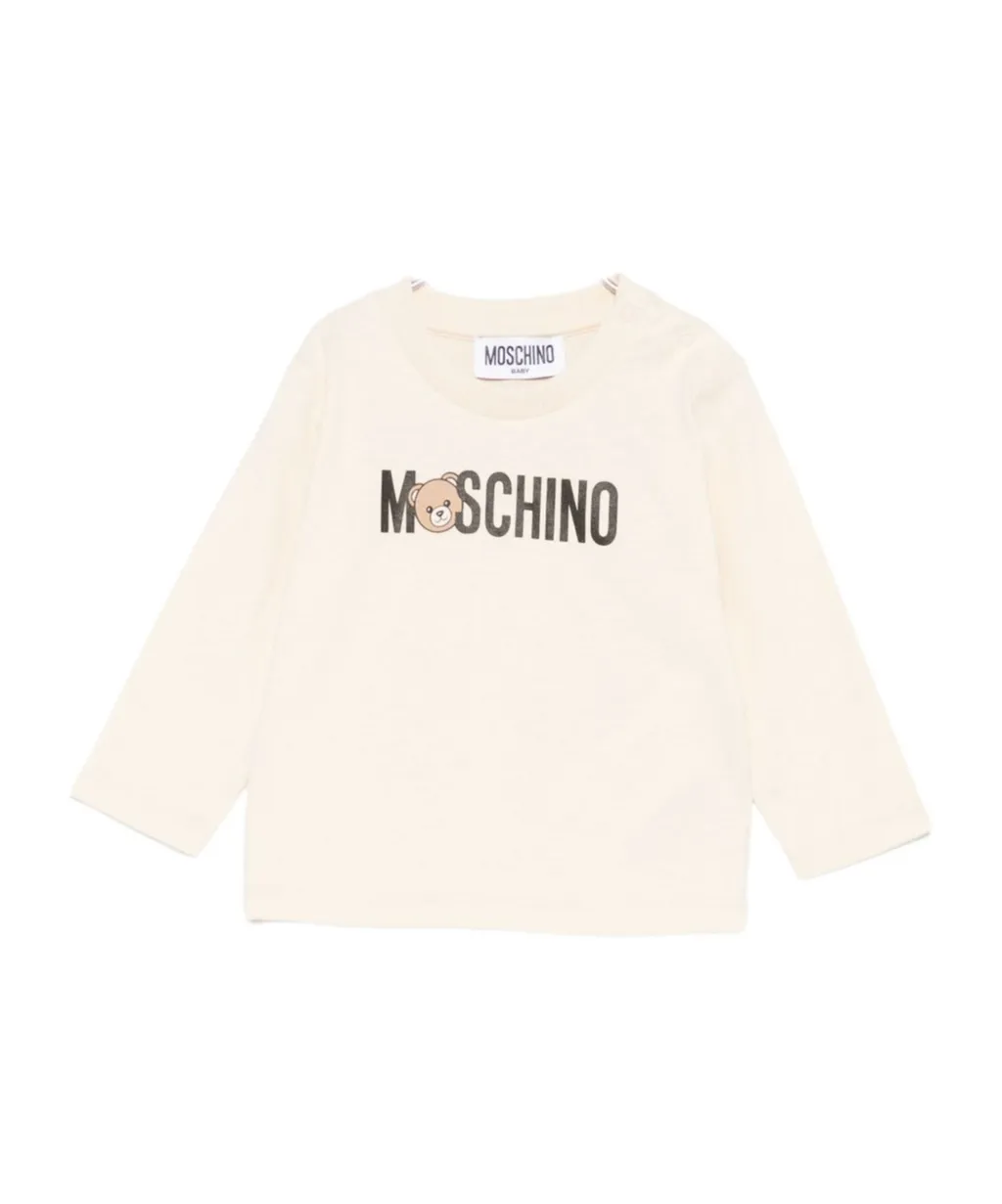 Teddy-Logo Long-Sleeve T-Shirt