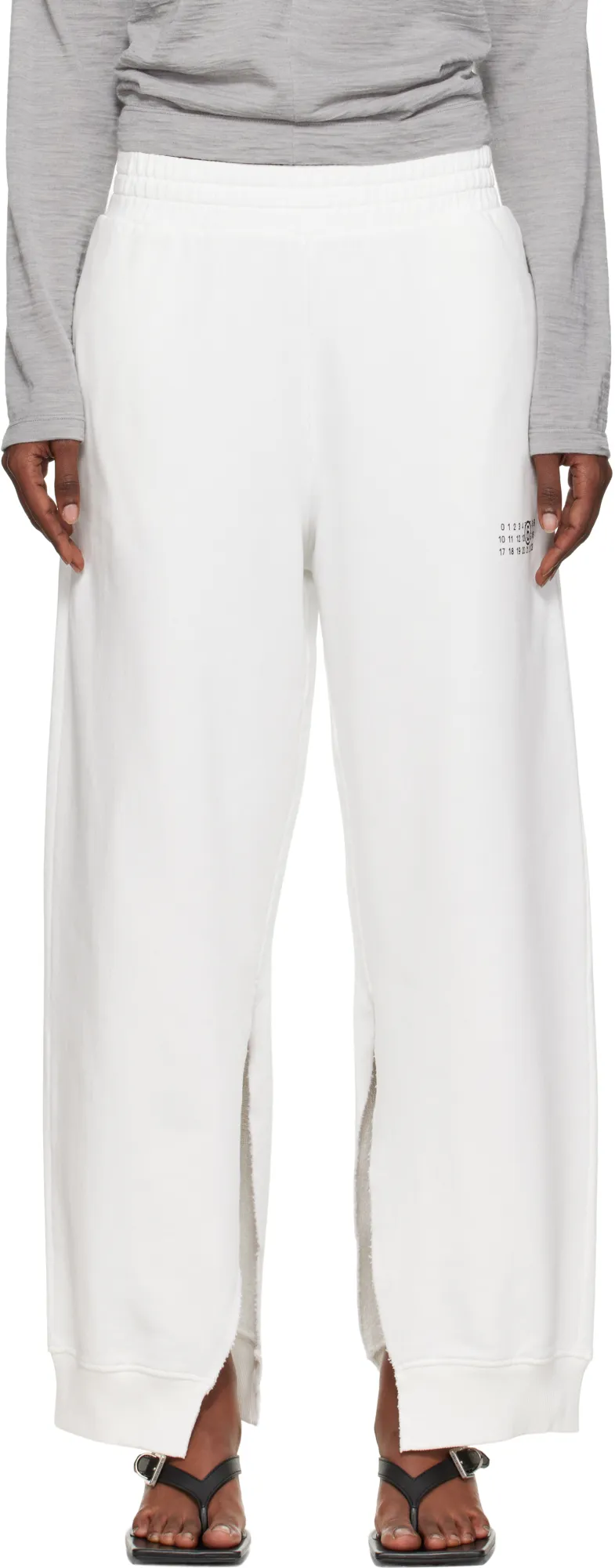 Number-Print Track Pants