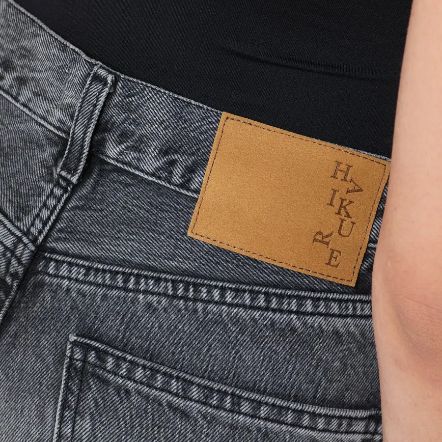 High Waist Denim Trousers